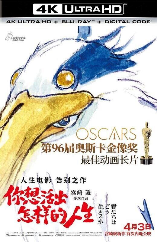 你想活出怎样的人生[2023][美版原盘][杜比视界][国/粤语][中文字幕][92.86GB]