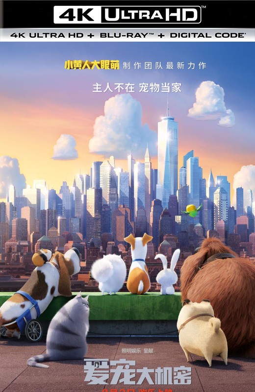爱宠大机密[2016][美版原盘][国/英语][中文字幕][56.59GB]